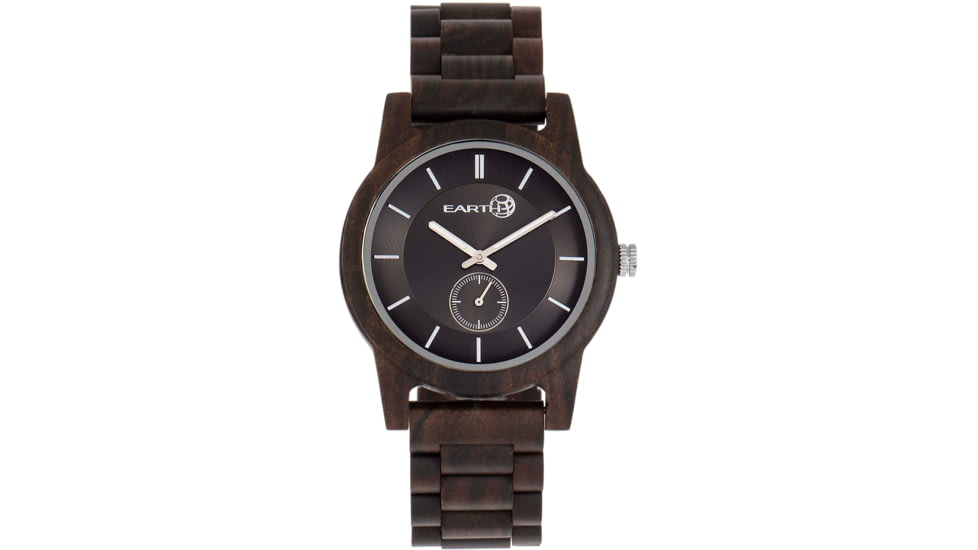 Earth Wood Blue Ridge Bracelet Watch, Dark Brown, One Size, ETHEW5802