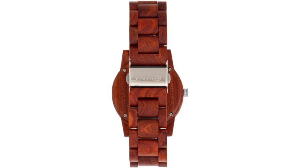 Earth Wood Blue Ridge Bracelet Watch, Red, One Size, ETHEW5803