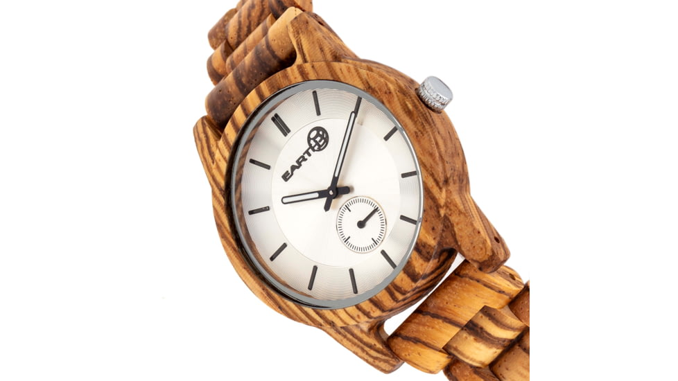 Earth Wood Blue Ridge Bracelet Watch, Zebra, One Size, ETHEW5805