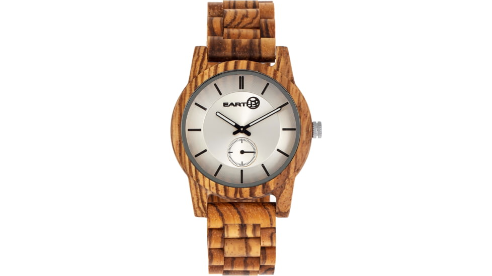 Earth Wood Blue Ridge Bracelet Watch, Zebra, One Size, ETHEW5805