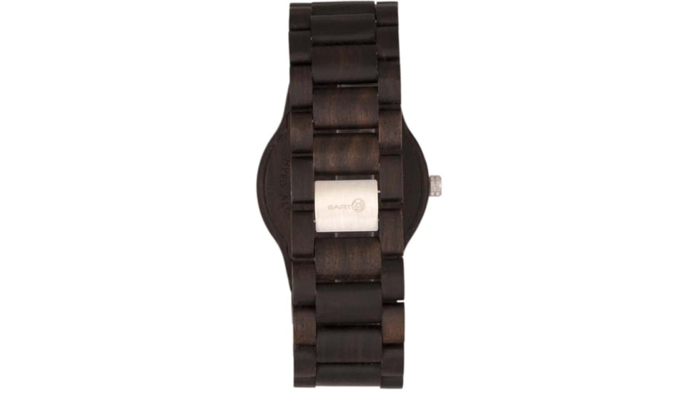 Earth Wood Bonsai Bracelet Watch w/Day/Date, Dark Brown, One Size, ETHEW5302