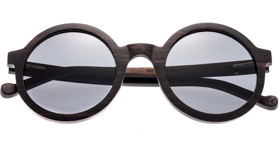 Earth Wood Canary Polarized Sunglass, Ebony/Black, One Size, ESG040E