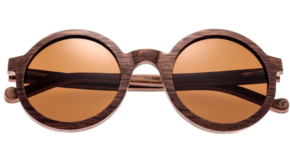 Earth Wood Canary Polarized Sunglass, Red Rosewood/Brown, One Size, ESG040R