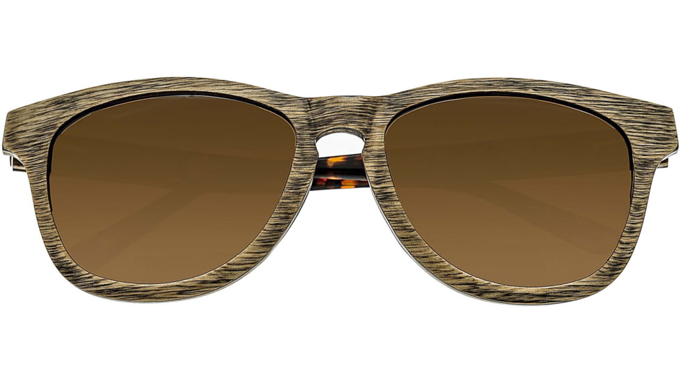 Earth Wood Cove Polarized Sunglass, Brown/Brown, One Size, ESG010BR