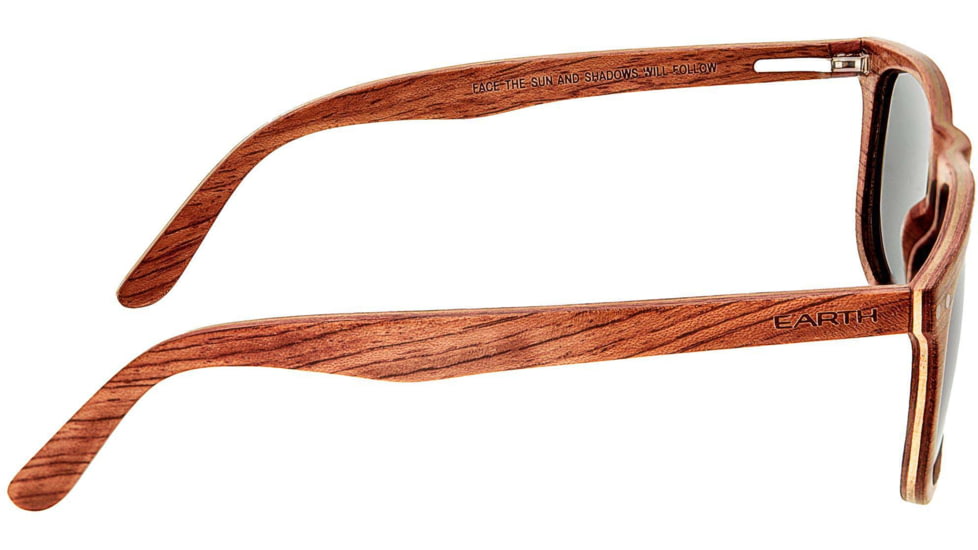 Earth Wood Pacific Polarized Sunglass, Brown/Blue, One Size, ESG008BL