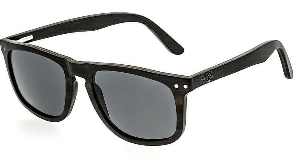 Earth Wood Pacific Polarized Sunglass, Espresso/Black, One Size, ESG008GR