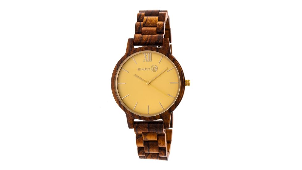 Earth Wood Pike Bracelet Watch, Yellow/Olive ETHEW5204