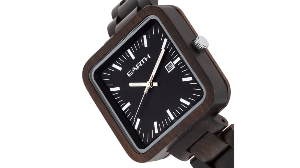 Earth Berkshire Bracelet Watch w/Date, Dark Brown, One Size, ETHEW5702