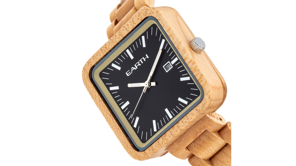 Earth Berkshire Bracelet Watch w/Date, Khaki/Tan, One Size, ETHEW5701
