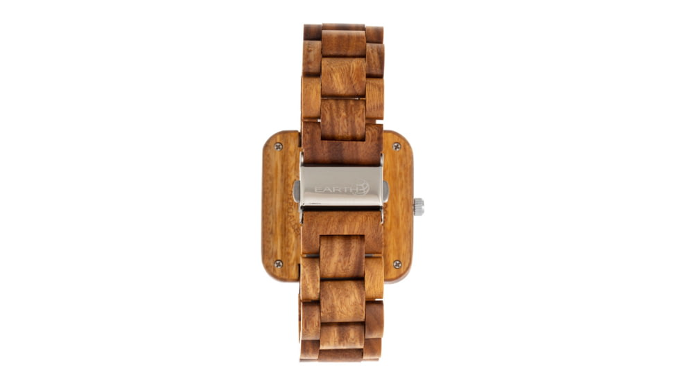 Earth Wood Berkshire Bracelet Watch w/Date, Olive, One Size, ETHEW5704