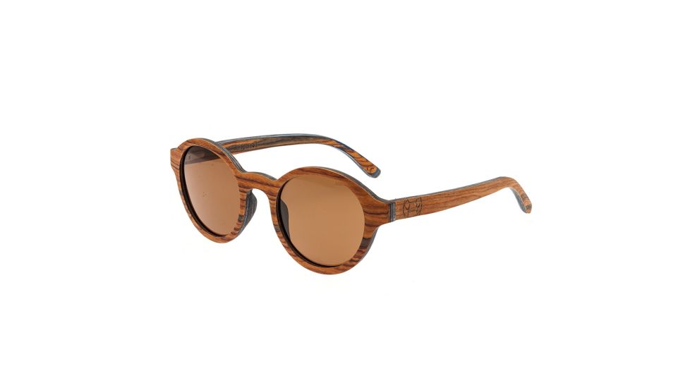 Earth Wood Maho Sunglasses, Sandalwood Frame,  Brown Lenses, ESG085S