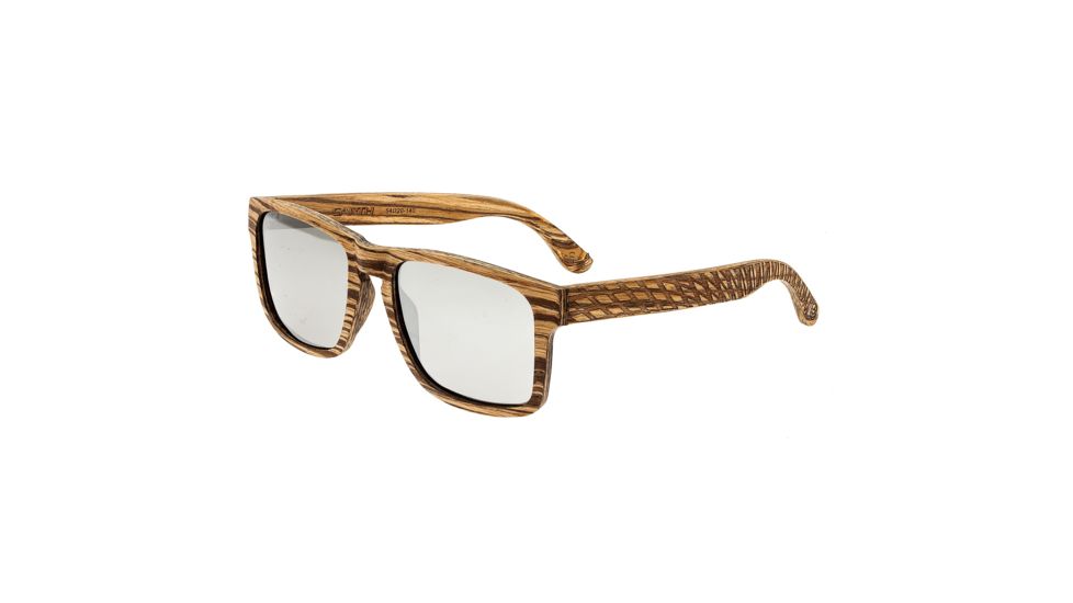 Earth Whitehaven Sunglasses, Zebrawood, Standard, ESG080Z