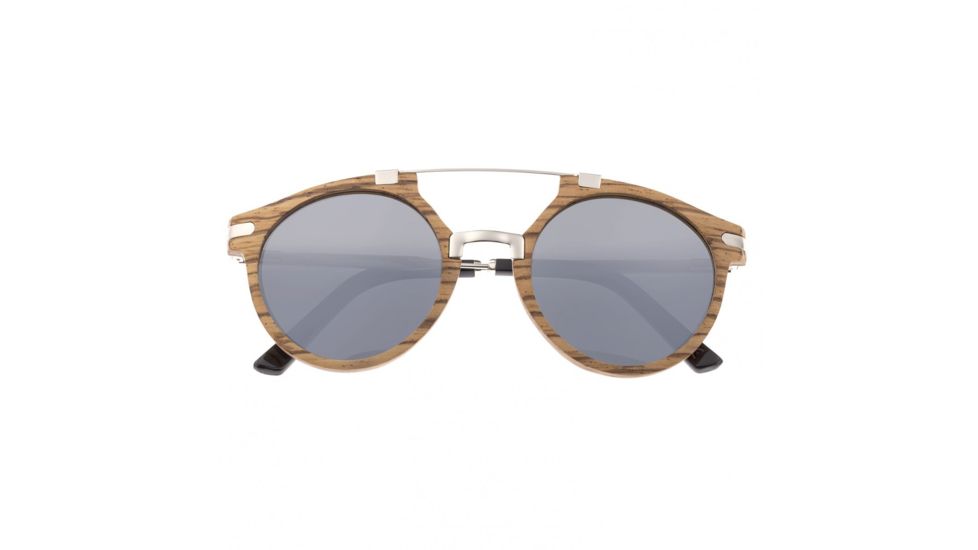 Earth Petani Polarized Sunglasses, Zebra/Silver, One Size, ESG034ZW