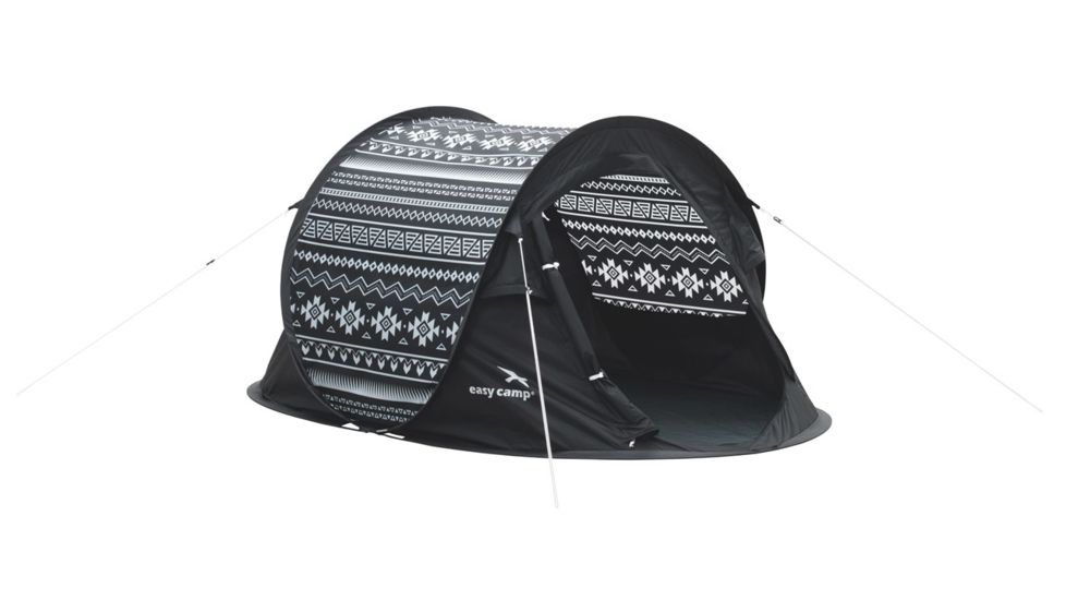 Easy Camp 2 Person Antic Tent, Tribal Black / White 120172