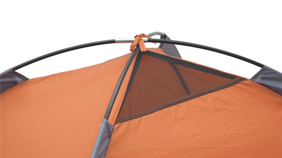 Easy Camp 2 Person Comet 200 Tent, Orange / Gold 120185