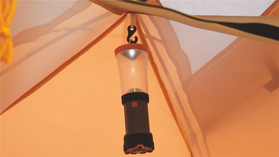 Easy Camp 2 Person Quasar 200 Tent, Orange / Gold 120192