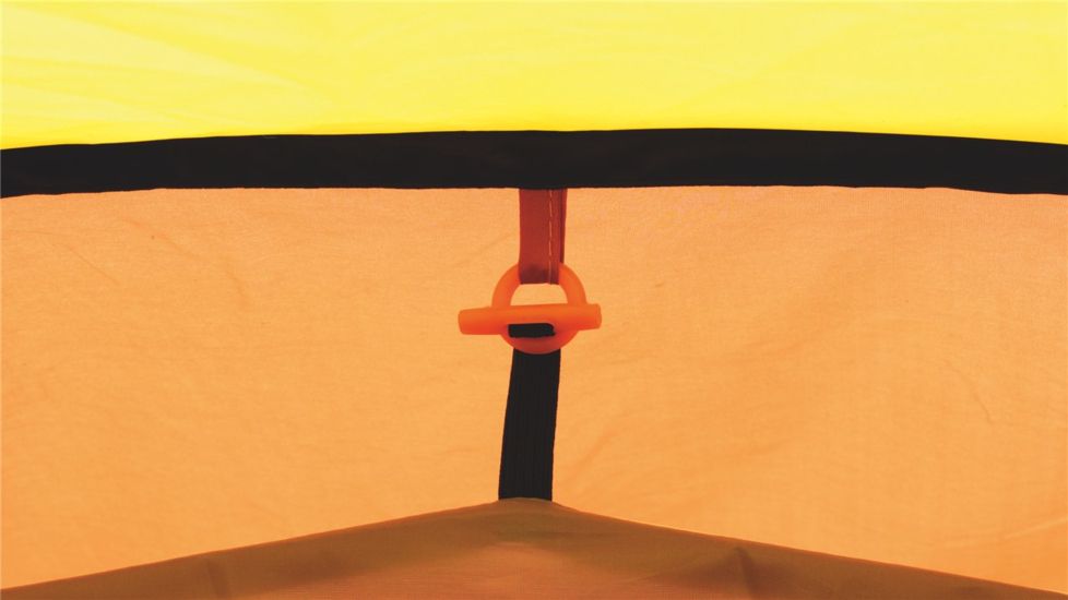 Easy Camp 3 Person Galaxy 300 Tent, Orange / Gold 120188