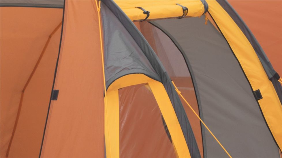 Easy Camp 3 Person Galaxy 300 Tent, Orange / Gold 120188