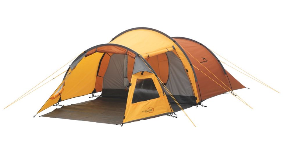 Easy Camp 3 Person Spirit 300 Tent, Orange / Gold 120195