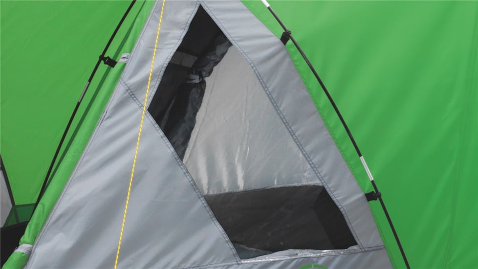 Easy Camp 3 Person Techno 300 Tent, Green / Silver 120199