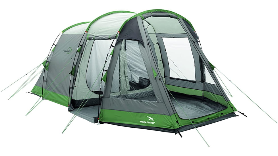 Easy Camp 4 Person Huntsville Tent, Twin, Gray/Silver, 120184