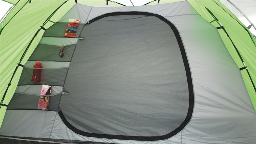 Easy Camp 5 Person Cyber 500 Tent, Green / Silver 120197