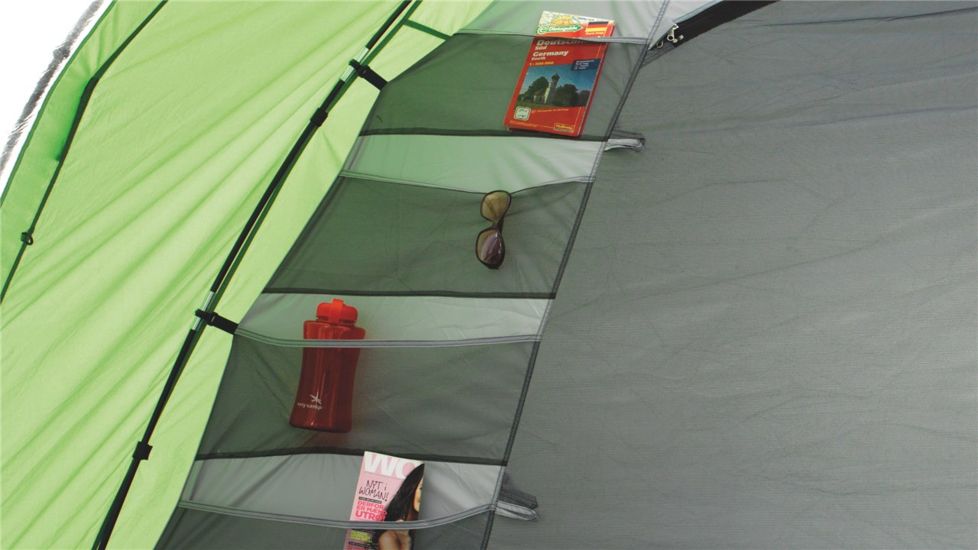 Easy Camp 5 Person Cyber 500 Tent, Green / Silver 120197