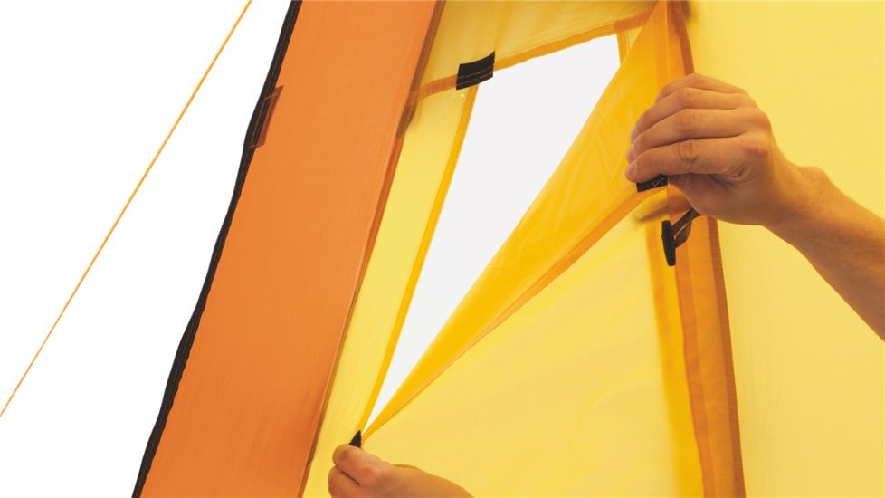 Easy Camp 5 Person Eclipse 500 Tent, Orange / Gold 120187