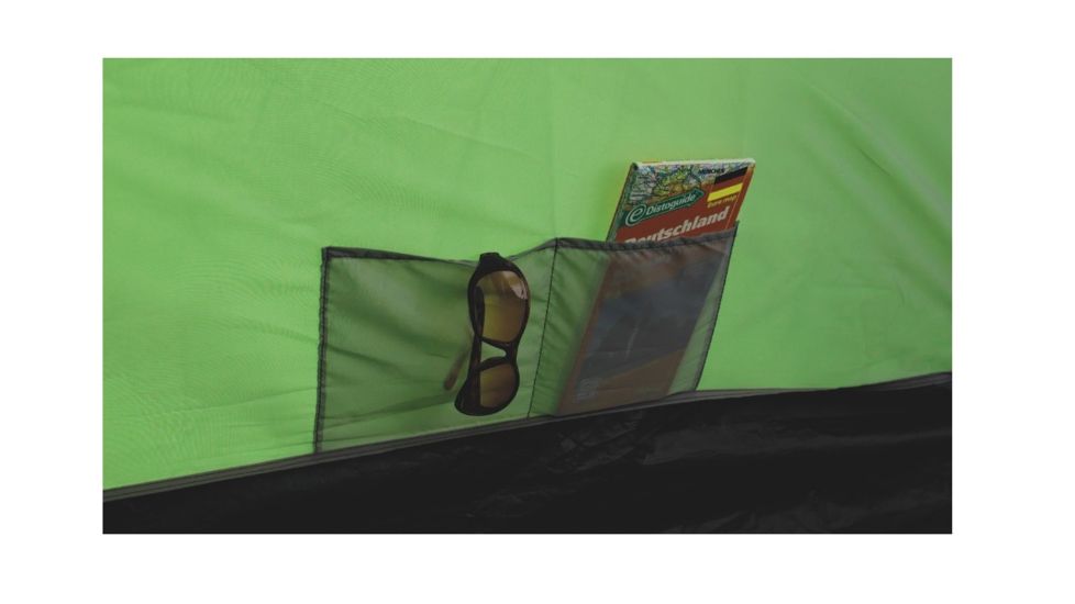 Easy Camp 5 Person Techno 500 Tent, Green / Silver, 120200