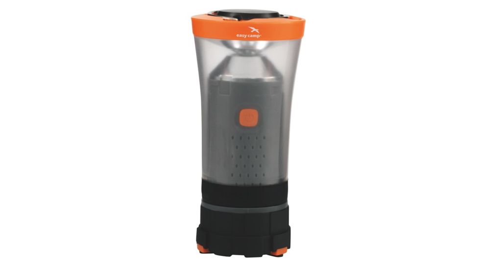 Easy Camp Cantil Foldable Lantern - 3 Watt 100 Lumens, Gray/Orange 680098