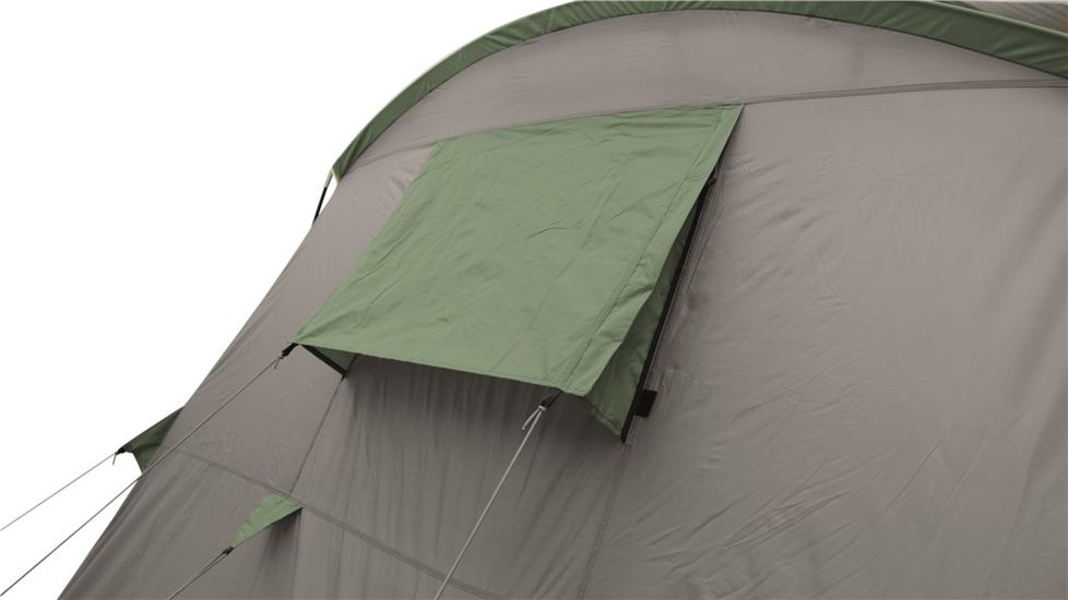 Easy Camp Huntsville 400 Tunnel Tent - 4 Person, 3 Rooms, Light/Dark Blue 120265
