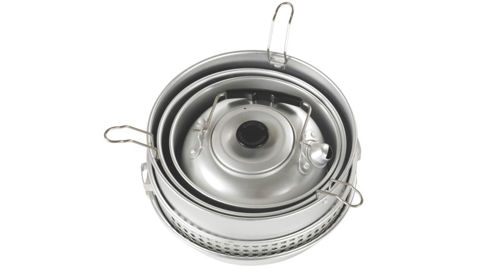 Easy Camp Storm Cooker Stove Pan set, Silver 680011