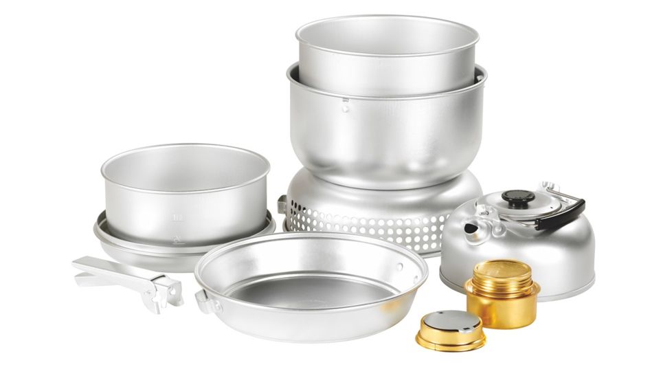 Easy Camp Storm Cooker Stove Pan set, Silver 680011