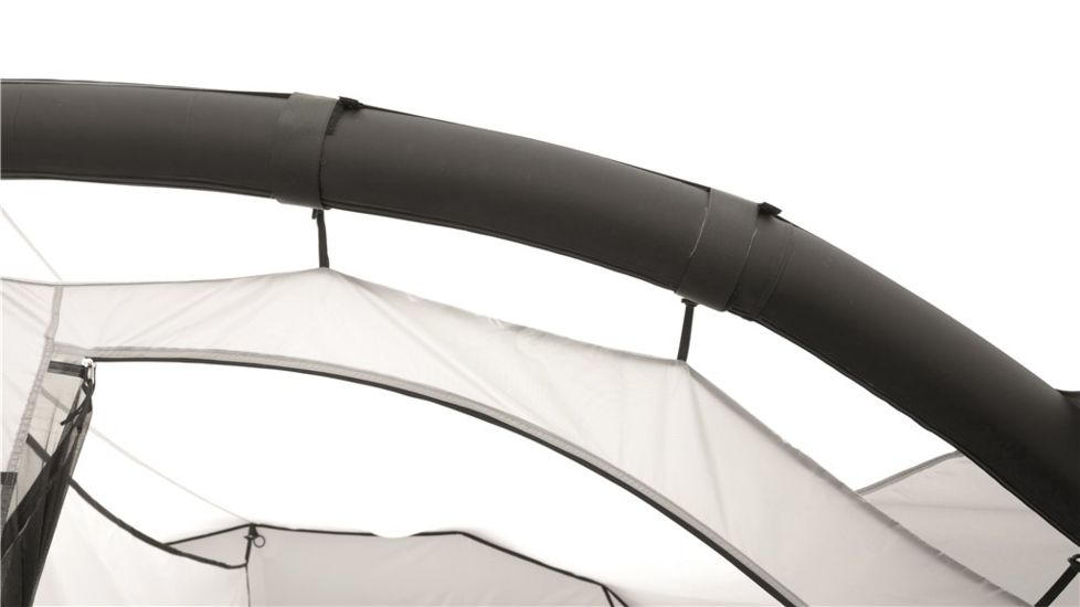 Easy Camp Tempest 600 Inflatable Tunnel - 6 Person, 3 Rooms, Light/Dark Blue 120256