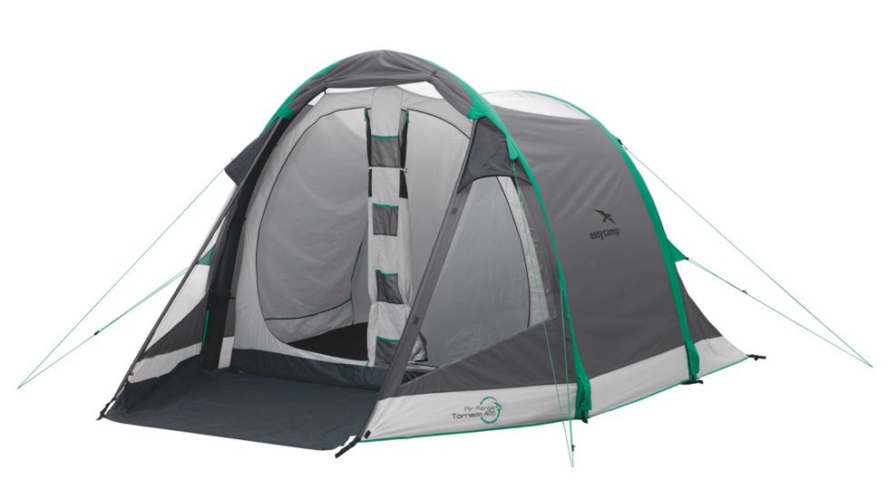 Easy Camp Tornado 400 Air Tent - 4 Person, Gray / Silver 120170
