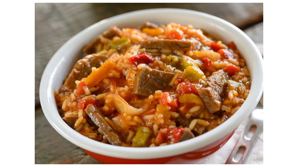 Easy Meal Italian Style Pepper Steak Entree, 100 Servings, 65129