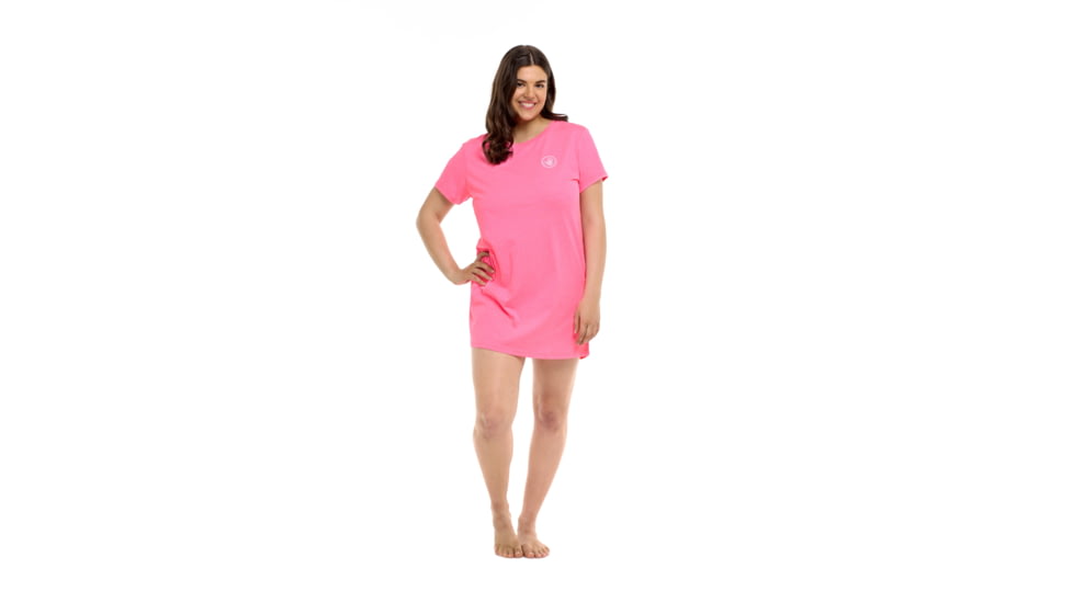 Body Glove Brielle T-Shirt Dress - Bubble Gum Heather 6E693A43, L, Bubble Gum Heather, 39-538625-Bubble-Gum-Heather-L