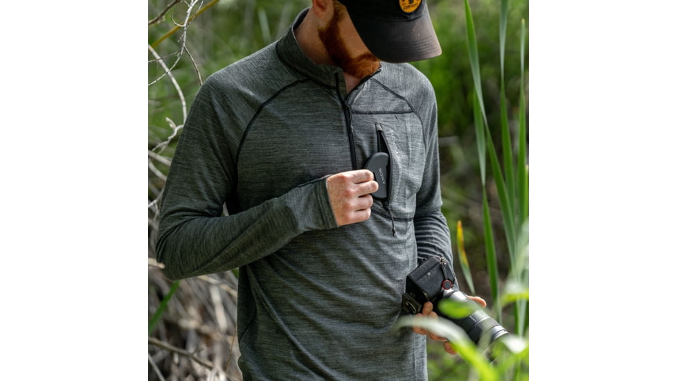 Eberlestock Selway Merino Quarter Zip Baselayer, Loden, Large, SSLL