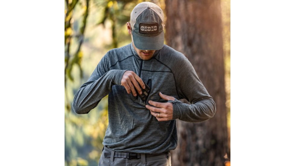 Eberlestock Selway Merino Quarter Zip Baselayer, Loden, Large, SSLL