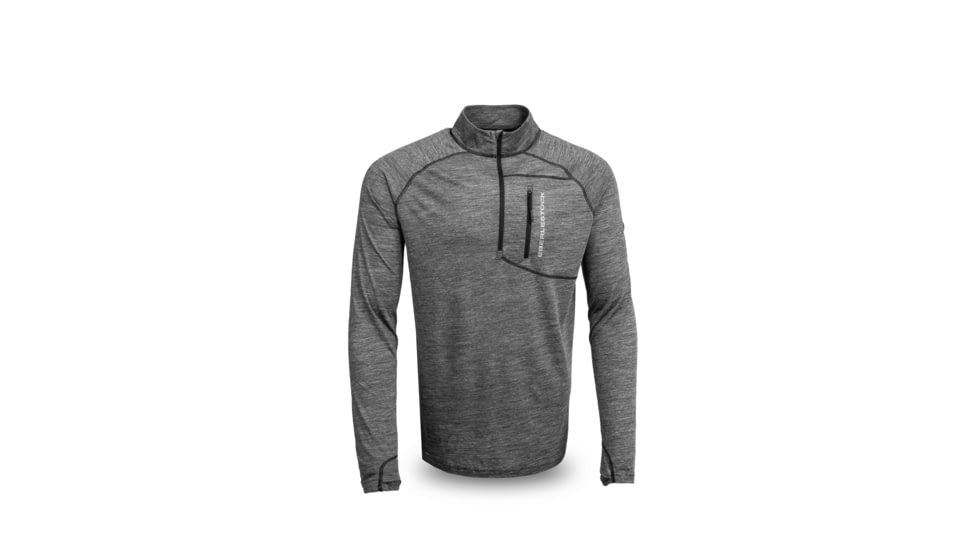 Eberlestock Selway Merino Quarter Zip Baselayer, Grey, Medium, SSGM
