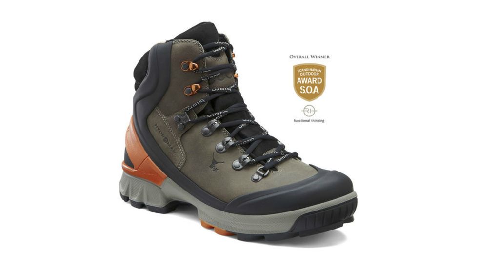ECCO BIOM Hike 1.1 Backpacking Boot - Men's-Black/Grey/Burnt-Medium-41