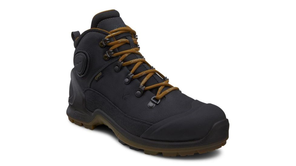 ECCO Biom Terrain Plus Hiking Boot - Men's-Blk/Blk/Tobacco-Medium-40