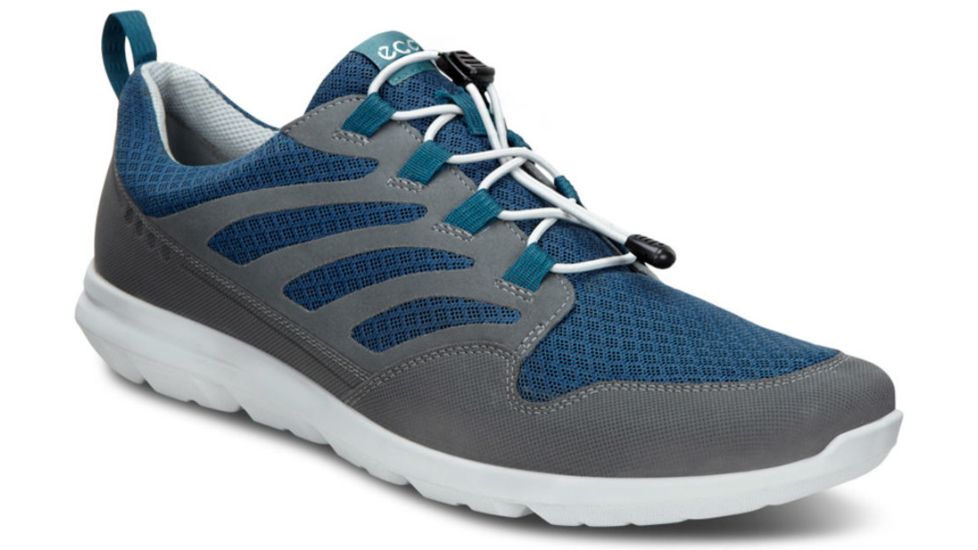 ECCO Calgary Sneaker Casual Shoe - Men's-Dark/Blue/Black-Medium-42
