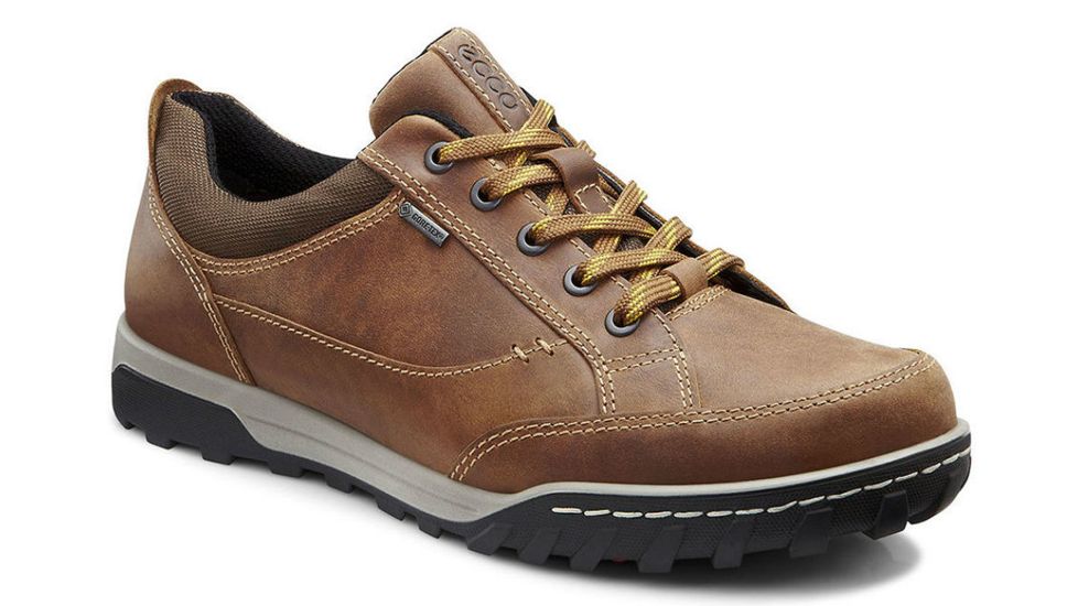 ECCO Goran GTX Casual Shoe - Men's-Camel/Cocoa Brown-Medium-40