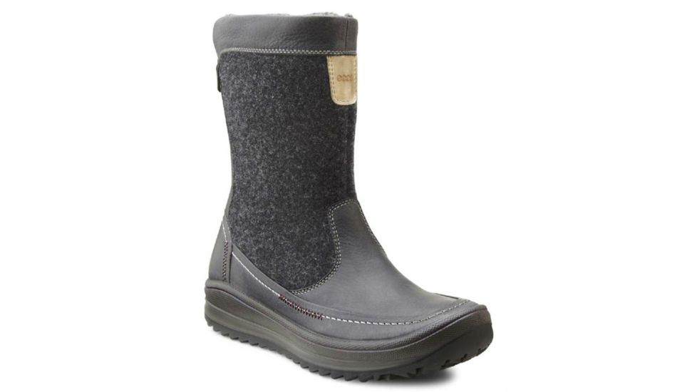 ECCO Trace Zip Winter Boot - Women's-Moonless/Moonless-Medium-37