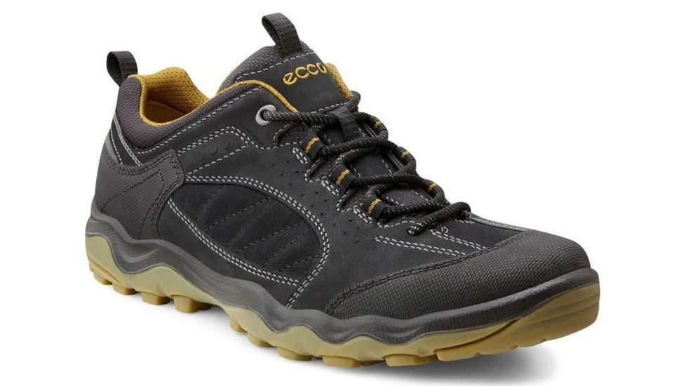 ECCO Ulterra Lo GTX Hiking Boot - Men's-Blk/Blk/Tobacco-Medium-47