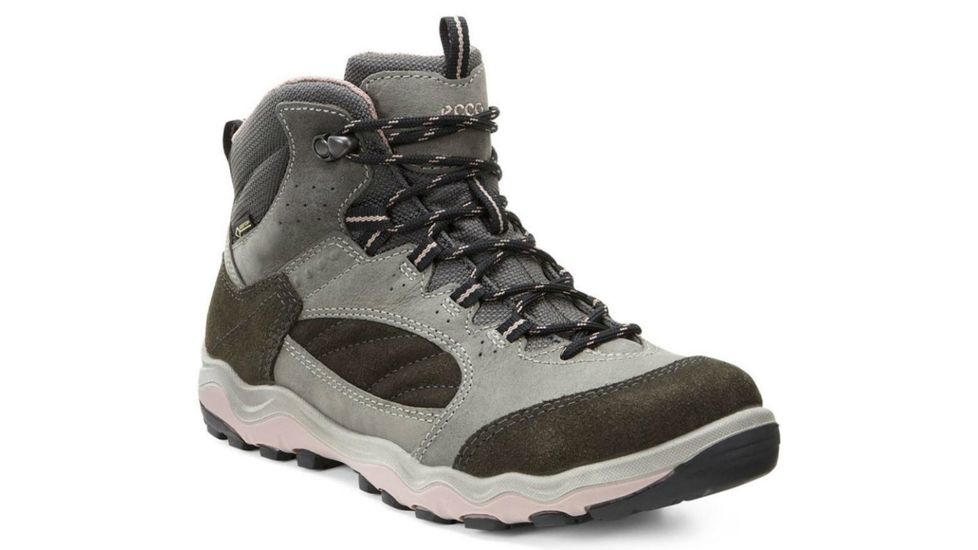 ECCO Ulterra Mid GTX Hiking Boot - Womens-Shadow/Woodrose-Medium-41