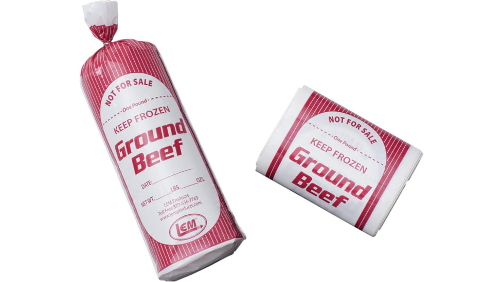 LEM Products 1 lb. Ground Beef Bags - 25 count 9250D4FD, LSW038