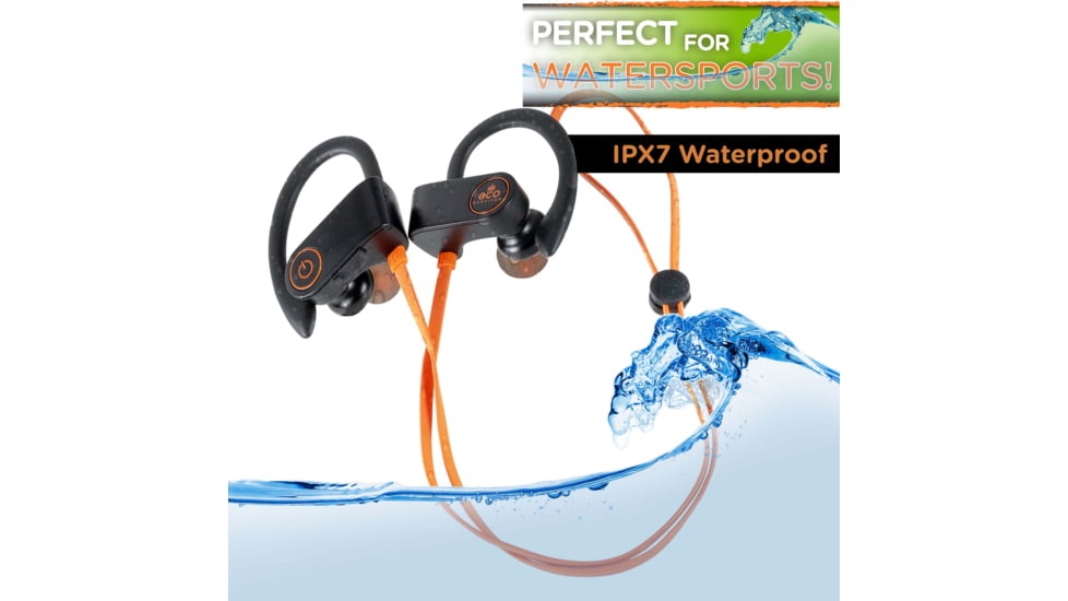 Eco Survivor EcoSurvivor Bluetooth Earbuds, Orange, 43682