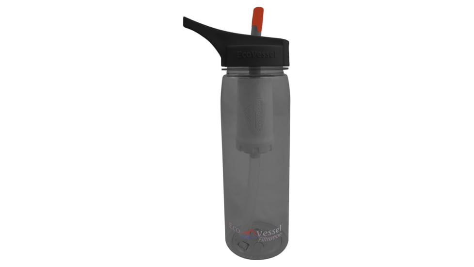 Aqua Vessel Ultra Lite Tritan Filtration Bottle - 25 oz 750ml-Black Shadow